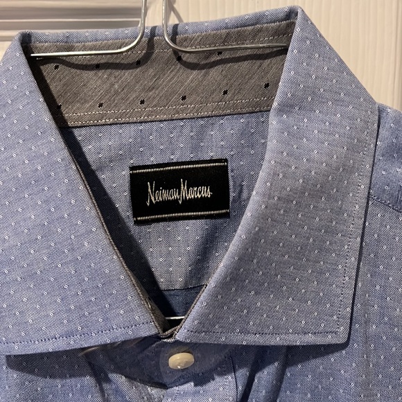 Neiman Marcus Mens Long Sleeves Shirt #350 - Picture 3 of 9